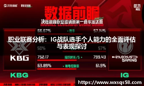 职业联赛分析：IG战队选手个人能力的全面评估与表现探讨